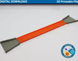 HotWheels Adaptor Track for Marble Sports Racing System - A Modular Marble Racetrack Toy - STEM Toy