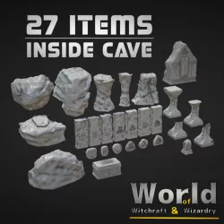 Inside Crystal Cave 27 Items