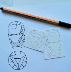 Ironman - stencil
