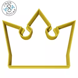 King Crown - Cookie Cutter - Fondant - Polymer Clay
