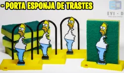 Kitchen Sponge Holder - Homer Meme