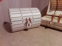 little barrel box (laser cut) full wood