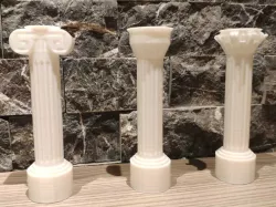 Lowpoly Ionic, Doric, Corinthian Columns