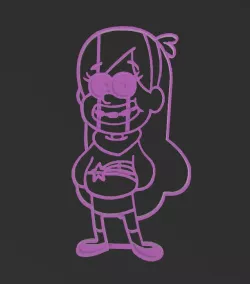 Mabel cookie cutter - Gravity Falls