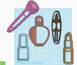 MAKEUP MAKEUP MAKEUP BEAUTY COOKIE CUTTER
