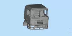 MaN body TruckF2000 printable STL files