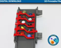 Manual Start Line for Marble Sports Racing System - A Modular Marble Racetrack Toy