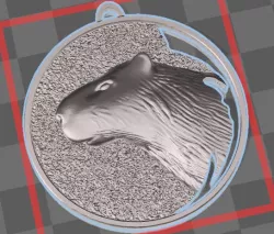 Medallion The witcher (capivara)