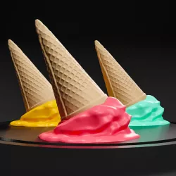 MELTING ICE CREAM- NO SUPPORT