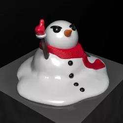 melting snowman