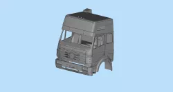 MerscedesSK Truck Cab 3D printed STL model