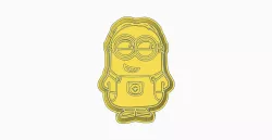MI VILLANO FAVORITO MINIONS STUART COOKIE CUTTER