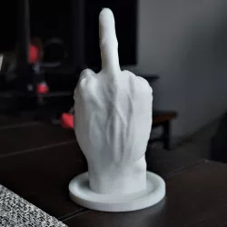 Middle Finger Sculpture