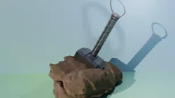 Mjolnir, Thor's Hammer In Rock