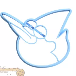Mordecai Regular Show Cookie cutter & Stamp
