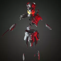 Mr. Black Berserker Predator Full Body Wearable Armor for 3D Printing