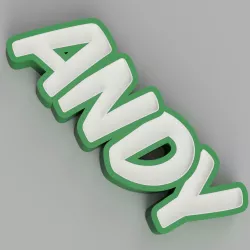 NAMELED ANDY - LED LAMP WITH NAME