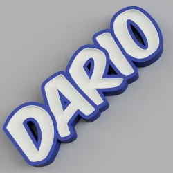 NAMELED DARIO - LED LAMP WITH NAME