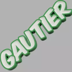 NAMELED GAUTIER - LED LAMP WITH NAME