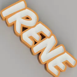 NAMELED IRENE - LED LAMP WITH NAME