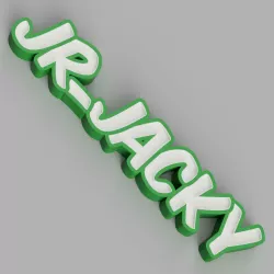 NAMELED JR_JACKY - LED LAMP WITH NAME