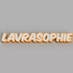 NAMELED LAVRASOPHIE - LED LAMP WITH NAME