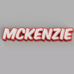 NAMELED MCKENZIE - LED LAMP WITH NAME