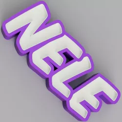 NAMELED NELE - LED LAMP WITH NAME