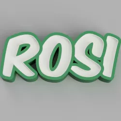 NAMELED ROSI - LED LAMP WITH NAME