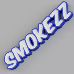 NAMELED SMOKEZZ - LED LAMP WITH NAME