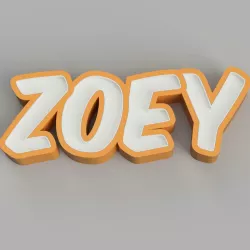 NAMELED ZOEY - LED LAMP WITH NAME