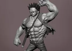 Nightmare Luffy one piece fan art model