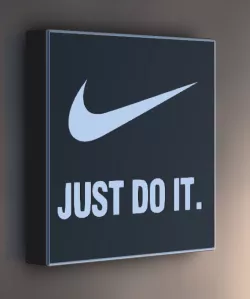 Nike" lamp