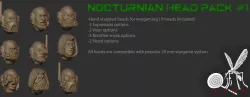 Nocturnian heads pack #1