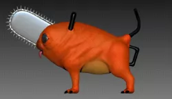 Pochita Chainsaw Man (fanart)