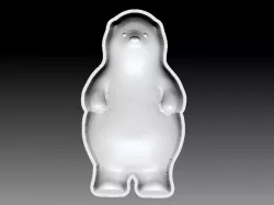 POLAR BEAR BATH BOMB MOLD
