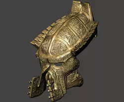 PREDATOR LORD BIOMASK COSPLAY 1:1 HELMET AVP ANCIENT PREDATOR MAYAN GYLPHS MASK  - ULTRA DETAILED STL for 3D printing