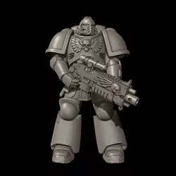 Primarius - Interceptors - Space Guy Marine Freebie - War - Hammer Tabletop Miniature