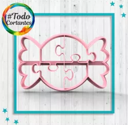 Puzzle candy cutter