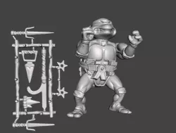 RAPHAEL VINTAGE TMNT ( TEENAGE MUTANT NINJA TURTLES) COMPLETE