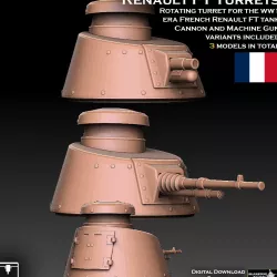 Renault FT Tank Turrets