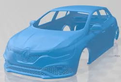 Renault Megane RS Trophy 300 2018 Printable Body Car