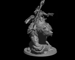 Runic Stormcaller - Mounted on Bear