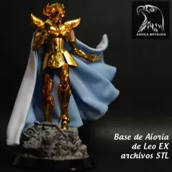 Saint Seiya - Aioria de Leo - Leo Aiolia - Base 3D Print - Archivos STL.