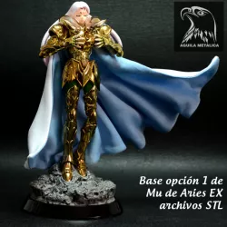 Saint Seiya Mu de Aries - Base 3D Print - Archivos STL.