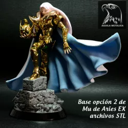 Saint Seiya Mu de Aries OP 2 - Base 3D Print - Archivos STL.