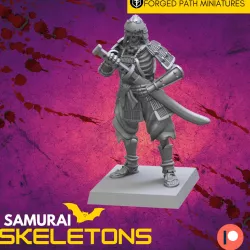 Samurai Skeleton Warrior FREE STL
