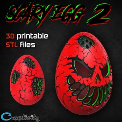 SCARY EGG 2 3D print model