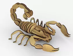Scorpion - 3D puzzle