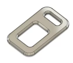 Seat belt Buckle replacer - keychain